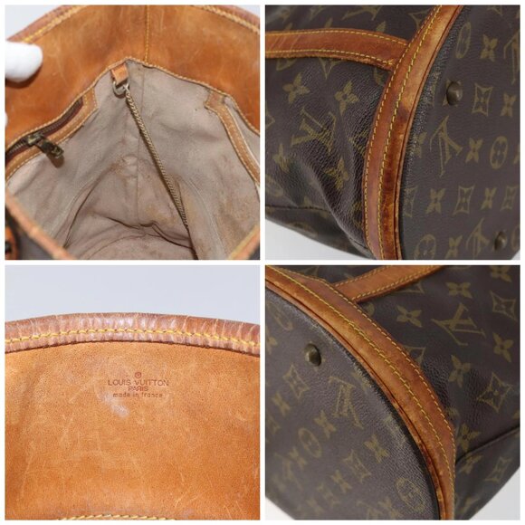 LOUIS VUITTON Monogram Bucket GM Shoulder Bag Vintage - Picture 11 of 15